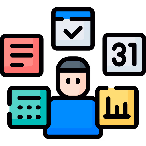 Icon of a person with documents representing: Work With Real People — direct collaboration with professionals who understand roofing