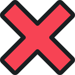 Red cross icon with text stating outdated roofing website that pushes potential clients away